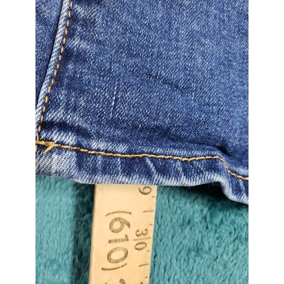Lucky Brand Jeans Size 10 Womens Blue Stretch Pants Dark Mid Rise Lolita Bootcut - Picture 9 of 14